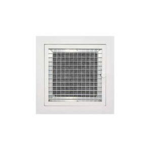 Hinged Eggcrate Grille With Filter 900mm X 400mm